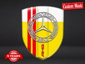 Mercedes Heckscheibenaufkleber Racing Stern Exklusiv Auto